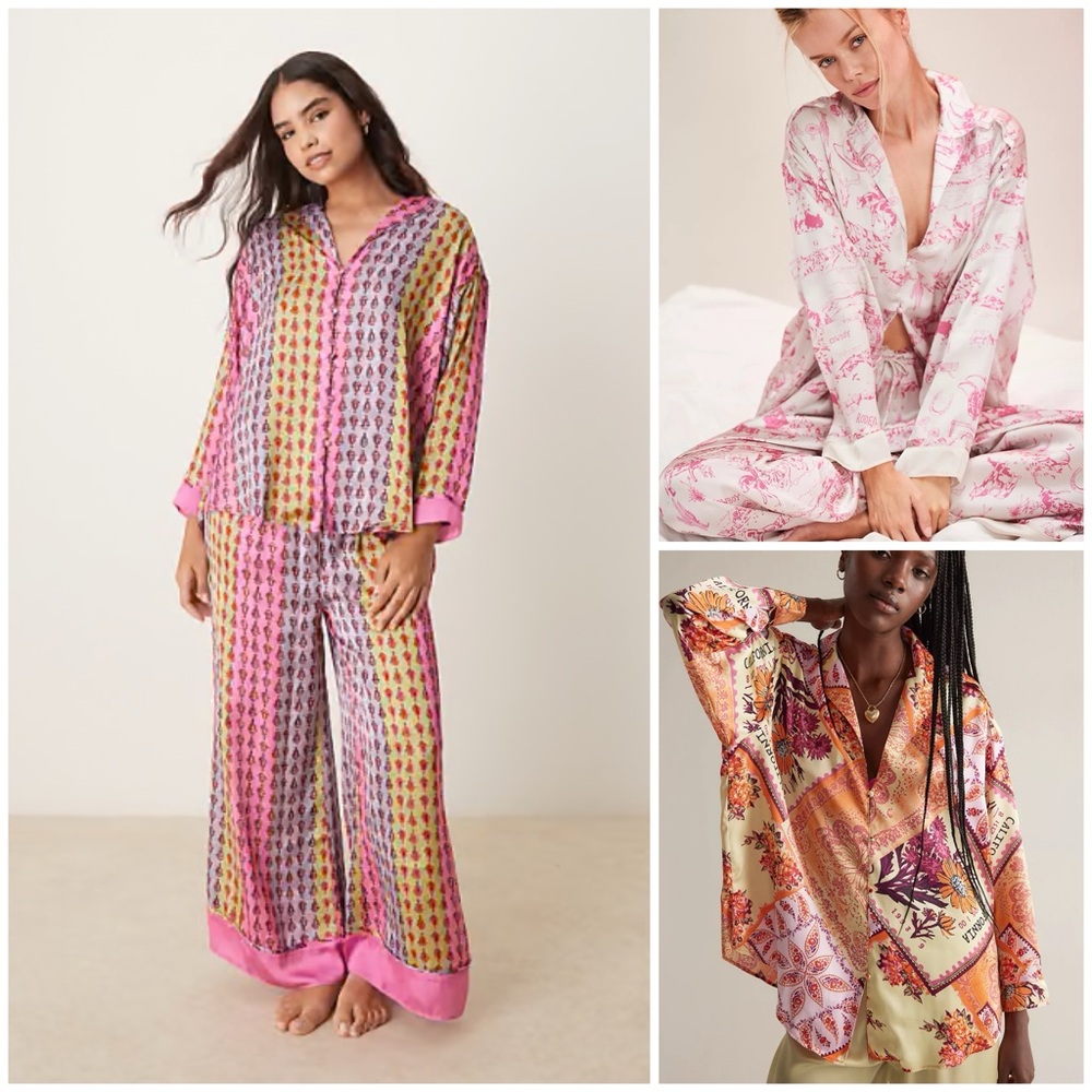 𝓯𝓹 Free People ~ dreamy days satin pajama set - Picture 16 of 17